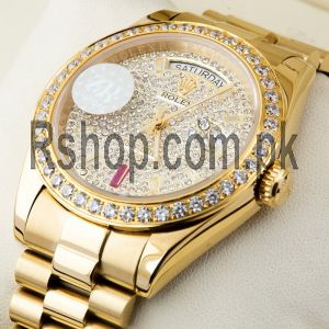 Rolex Day-Date 40 Diamond Watch Price in Pakistan