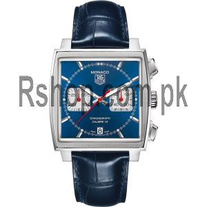 Tag Heuer Monaco Calibre 12 Chronograph Blue Watch Price in Pakistan