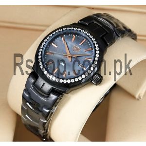 TAG Heuer Lady Link Mother of Pearl Dial Black Ceramic Watch Price in Pakistan