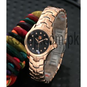 TAG Heuer Link Lady RoseGold Black Dial Watch Price in Pakistan