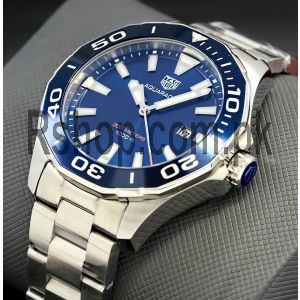 TAG Heuer Men's Aquaracer Stainless Steel Blue Dial Watch Price in Pakistan