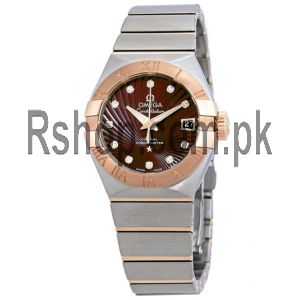 Omega Constellation Brown Dial Ladies Watch Price in Pakistan