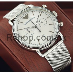 Emporio Armani Silver Dial Men's Watch Price in Pakistan