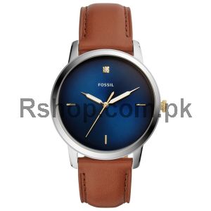 Fossil Minimalist Carbon Series Three-Hand Luggage Leather Watch FS5499   (Same as Original) Price in Pakistan