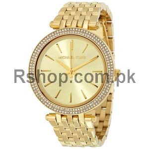 Michael Kors Darci Glitz Gold Dial Pave Bezel Ladies Watch MK3191 Price in Pakistan