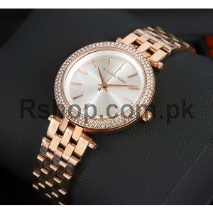 Michael Kors MK3431 Rose Gold Tone Silver Dial Watch Price in Pakistan