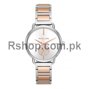 Michael Kors Portia Silver Dial Two Tone Watch  Price in Pakistan