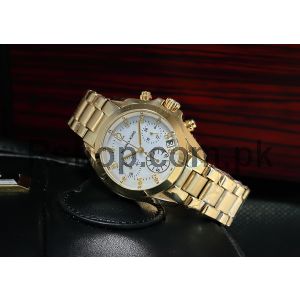 Michael Kors Women's Gold Tone Chronograph Watch  Price in Pakistan