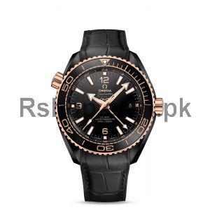 PLANET OCEAN 600M OMEGA CO-AXIAL MASTER CHRONOMETER GMT 45.5 MM DEEP BLACK Price in Pakistan