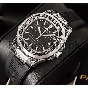 Patek Philippe Nautilus Hand Engraved Watch Price in Pakistan