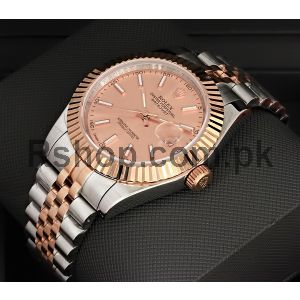 Rolex Datejust 41 Two Tone Rose Gold Dial Watch Price in Pakistan