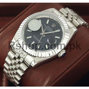 Rolex Datejust Blue Motif Dial Swiss Watch  Price in Pakistan