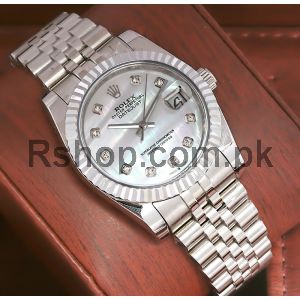 Rolex Datejust Mother Of Pearl Dial Mens Watch Price in Pakistan