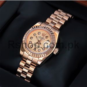 Rolex Datejust Rose Gold Ladies Watch Price in Pakistan