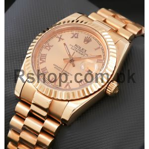 Rolex Datejust Rose Gold Watch Price in Pakistan