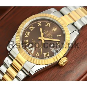 Rolex DateJust Two Tone Ladies Watch Price in Pakistan