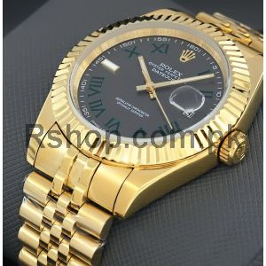 Rolex Datejust  Yellow Gold Slate Roman Dial Watch Price in Pakistan