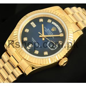 Rolex Day-Date Blue Dial Watch  (2021) Price in Pakistan