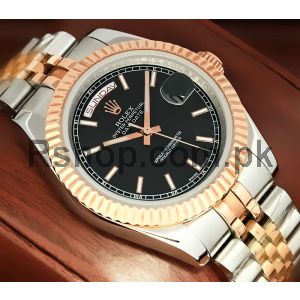 Rolex Day-Date Two Tone Watch  (2021) Price in Pakistan