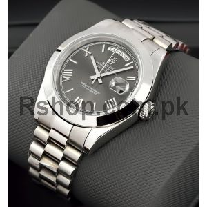Rolex Day Date Dark Rhodium Dial Watch Price in Pakistan