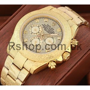Rolex Daytona Frosted Gold Titanium Watch  Price in Pakistan