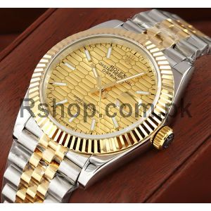Rolex ETA Datejust 41 Gold Fluted Motif Dial 2022  Swiss Watch Price in Pakistan