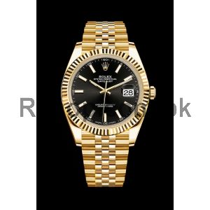 Rolex Oyster Perpetual Datejust 41 Black Dial Gold Tone Watch Price in Pakistan