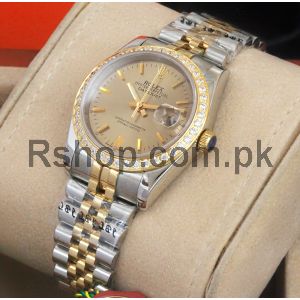 Rolex Oyster Perpetual Datejust Diamond Bezel Watch Price in Pakistan