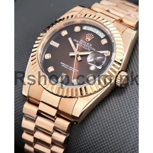 Rolex Oyster Perpetual Day-Date Brown Dial Watch Price in Pakistan
