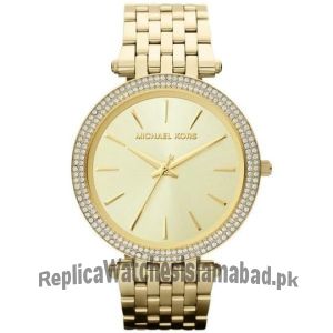 Michael Kors Darci Glitz Gold Dial Pave Bezel Ladies Watch Price in Pakistan