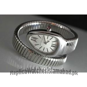 Bvlgari Serpenti Silver Opaline Dial Ladies Watch Price in Pakistan