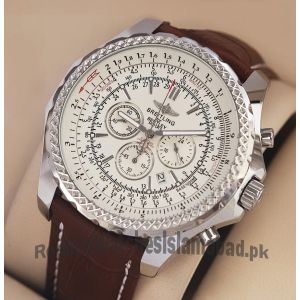 Breitling For Bentley Navitimer Chronograph White Dial Watch Price in Pakistan