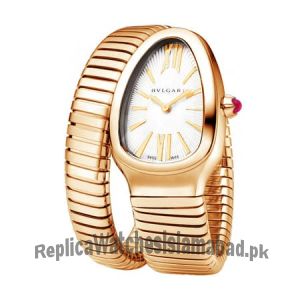 Bvlgari Serpenti Golden Opaline Dial Ladies Watch Price in Pakistan