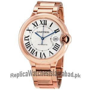 Cartier Ballon Bleu Men's Rose Gold Watch Price in Pakistan