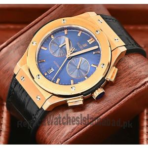 Hublot Classic Fusion Blue Dial Watch Price in Pakistan