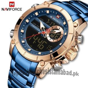NAVIFORCE NF9163 Stainless Steel Dual Time Wrist Watch Price in Pakistan