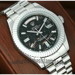 New 2021 Rolex Day-Date Marbil Motif Dial Watch  (2021) Price in Pakistan