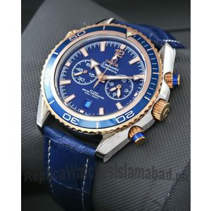Omega Seamaster Planet Ocean Chronograph Blue Men's Watch Price in Pakistan