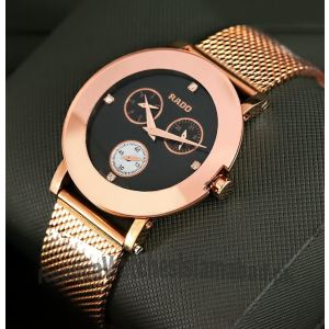 Rado Jubile Black Dial Rose Gold Watch Price in Pakistan