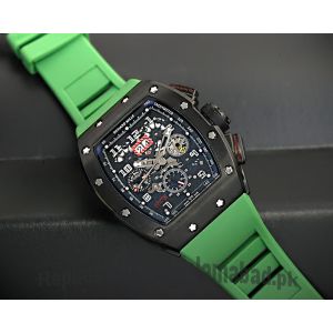 Richard Mille RM-011 Green TPT Quartz Automatic Flyback Chronograph Watch Price in Pakistan