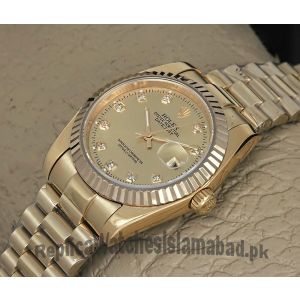 Rolex Date-Just Diamind Dial Watch Price in Pakistan