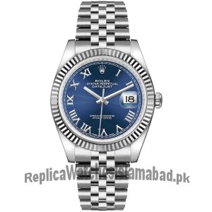 Rolex Datejust 36 Blue Roman Numeral Dial Watch Price in Pakistan