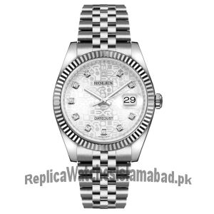 Rolex Datejust 40 Silver Jubilee Diamond Dial Watch Price in Pakistan