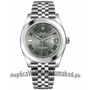 Rolex Datejust Gray Wimbledon Dial Watch  (2022) Price in Pakistan