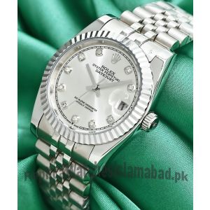 Rolex Datejust Silver Diamond Dial Watch 2021 Price in Pakistan