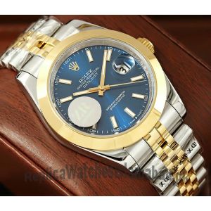 Rolex Datejust Two-Tone Blue Dial Swiss Watch Price in Pakistan