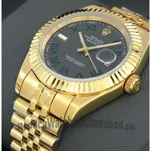Rolex Datejust  Yellow Gold Slate Roman Dial Watch Price in Pakistan