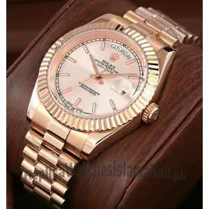 Rolex Day Date President Rose Gold Watch Price in Pakistan