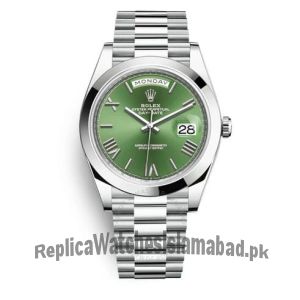 Rolex Day Date Green Dial Watch Price in Pakistan
