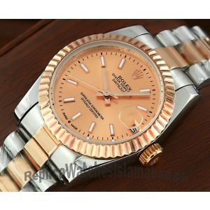 Rolex Lady DateJust Rose Gold Dial Watch Price in Pakistan
